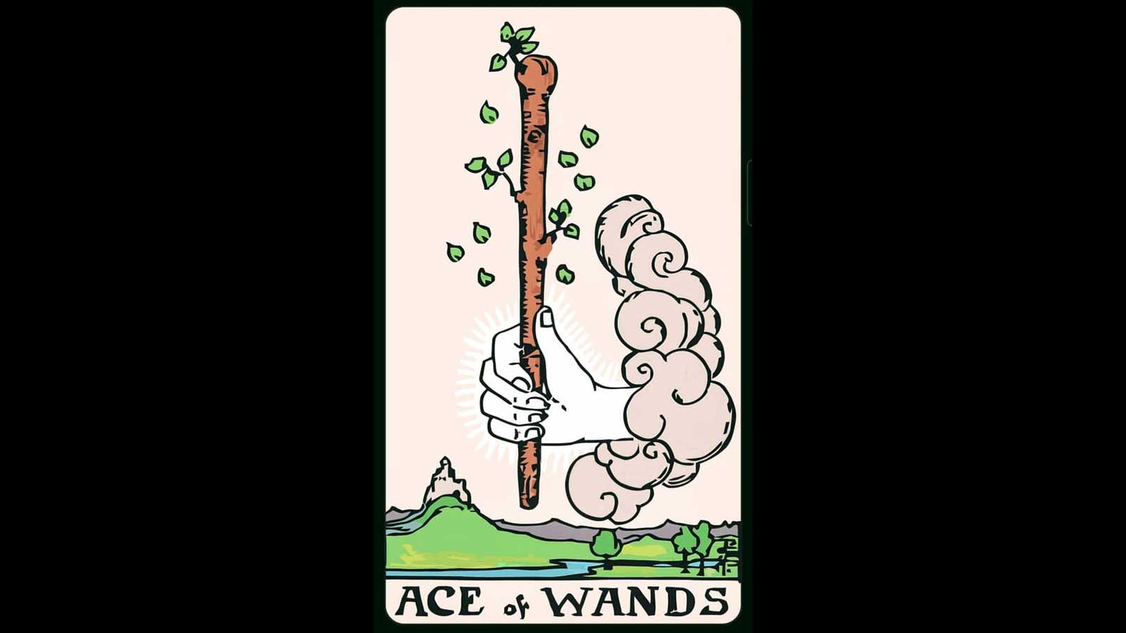 Ace of Wands ไพ่ 1 ไม้เท้า ความหมายไพ่ยิปซี ไพ่ทาโรต์ : อาจารย์เซียน